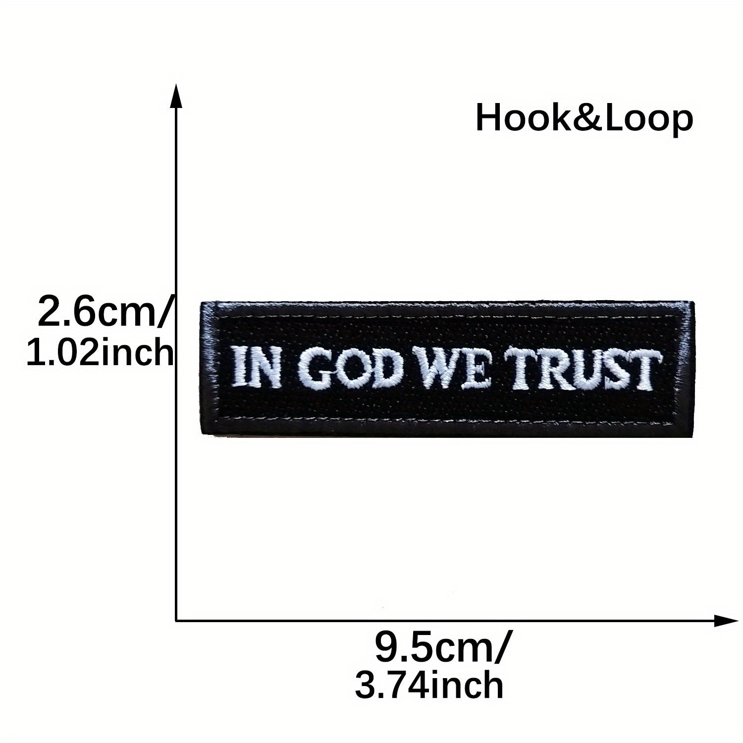 1x4 Man Of God Morale Tactical Military Patch Made In The USA - High - Foto 11