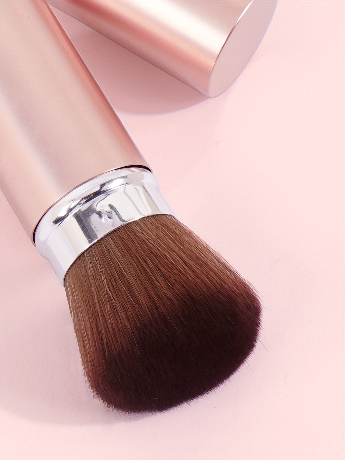 Retractable Kabuki Makeup Brush Travel Face Blush Brush - Temu