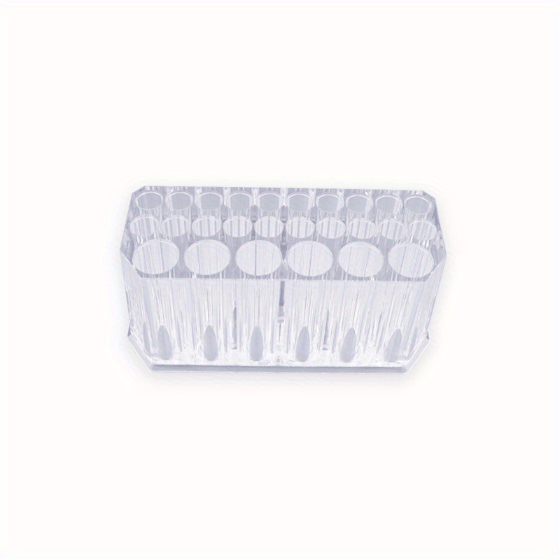 Acrylic 26 Holes Makeup Brush Storage Box Multifunctional Display Pen Holder