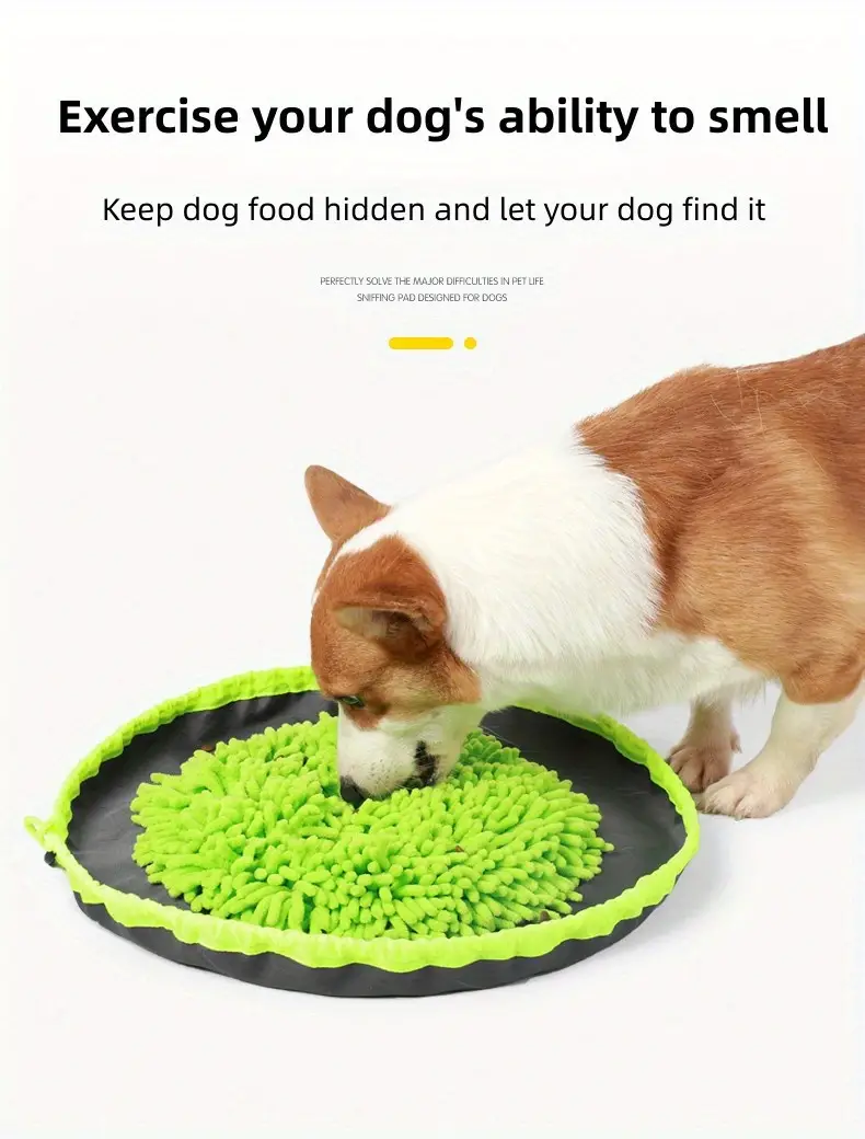dog sniffing pad pet sniffing expend physical energy decompression slow food educational toys cat hidden food boredom training blanket holiday gift details 3