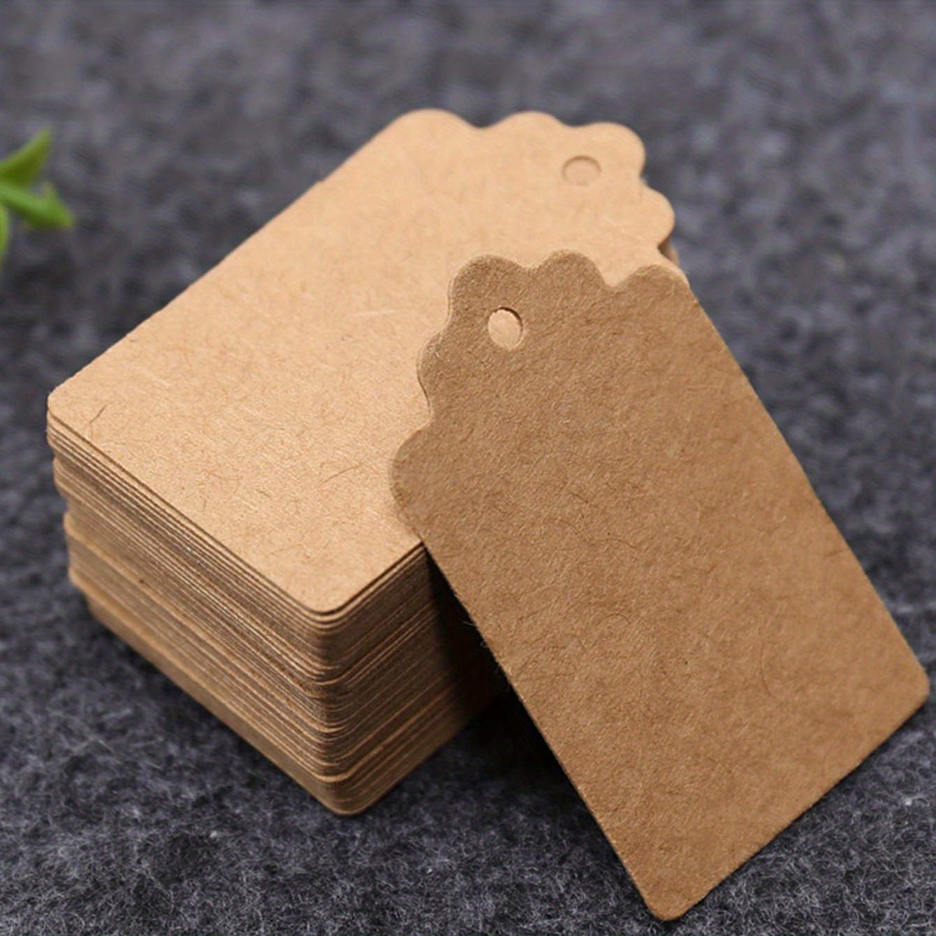 Thank You Tags, 150PCS Brown Kraft Gift Tags with 150PCS Free