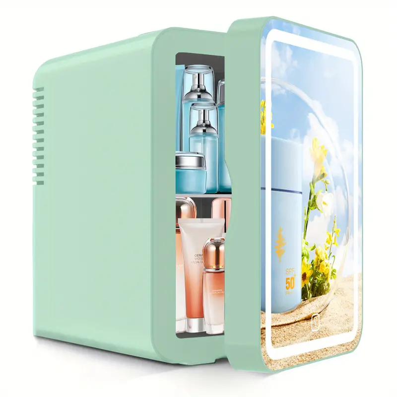 Mini Refrigerador Led Portátil Productos Cuidado Piel - Temu