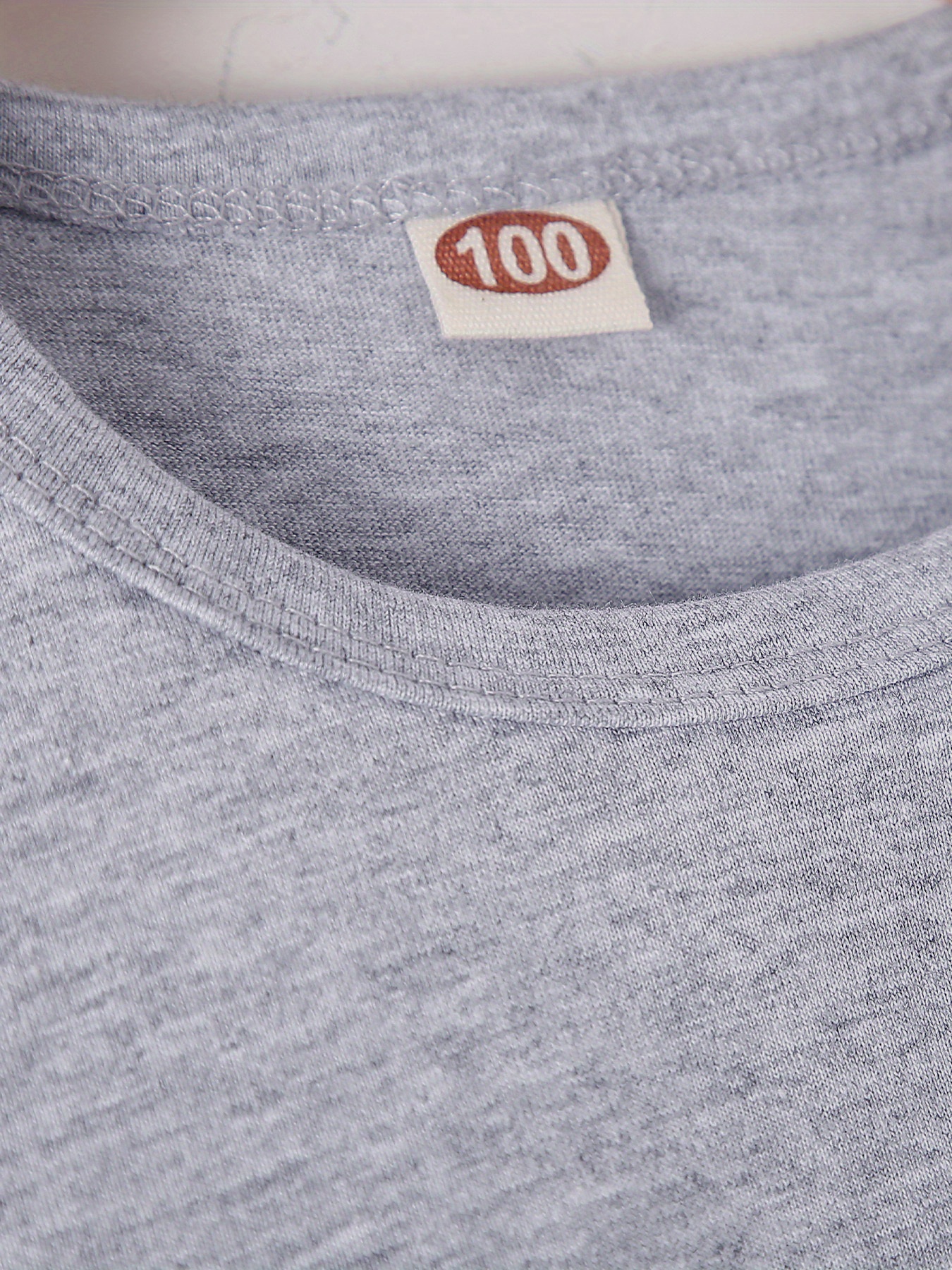 T-Shirt Bianca 100% Cotone Per Bambini – Unisex, Manica Corta, Girocollo, Per Scuola E Sport - Foto 2