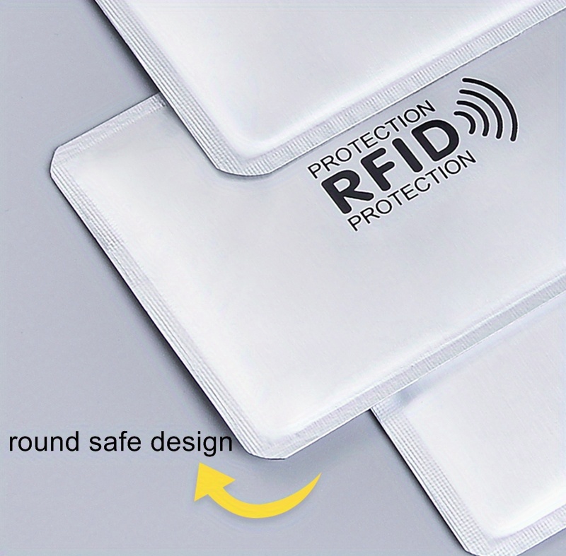  Grey990 Fundas de bloqueo RFID portátiles, funda protectora  para tarjetas de crédito, paquete de 10 fundas protectoras para tarjetas de  crédito : Productos de Oficina