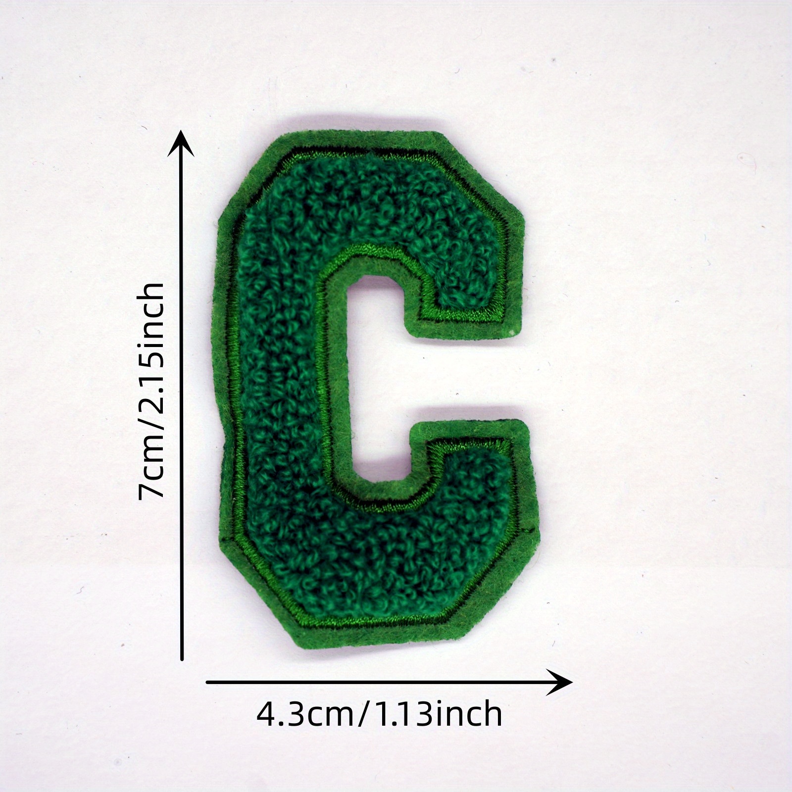 2.15 Inch Chenille Patches Chenille Letter Patch Iron on -  Australia