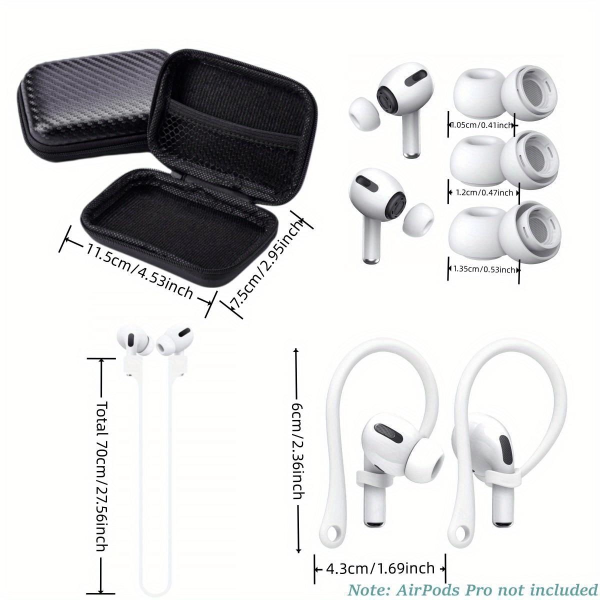  Airpod Earrings Anti Lost Earring Strap for Airpods (Need Ear  Hole) Anti Lost Strap for Airpods Pro, Wireless Earhooks Earbuds Earphone  Holder Connector, Compatible with Airpods 1 2 3 : Electronics