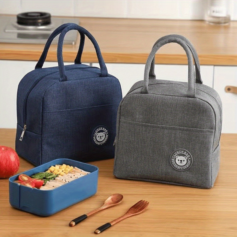 Lunch Bag Handle Insulation Cooler Bag for Women Kid Lunch Box