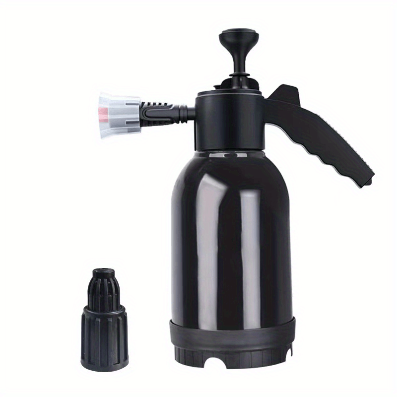 Rociador portátil de botella de espuma 2L Bomba de mano de coche  Pulverizador de espuma de presión para detalles automotrices (blanco)