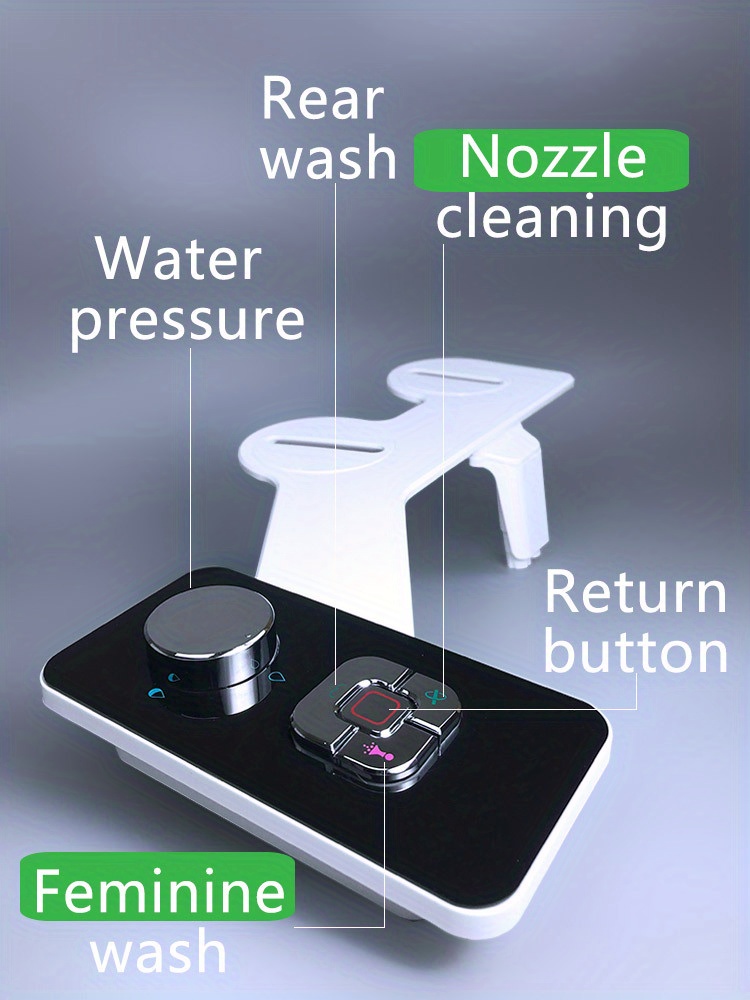 BELIVOR Bidet-Aufsatz Für Toilette - Nicht Elektrisch, Doppeldüse, Einstellbarer Druck