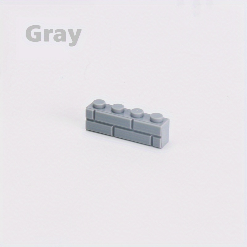 Bloc de briques classiques en vrac, briques gris foncé 1 x 1
