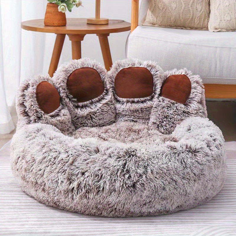 Paw shaped cheap dog bed