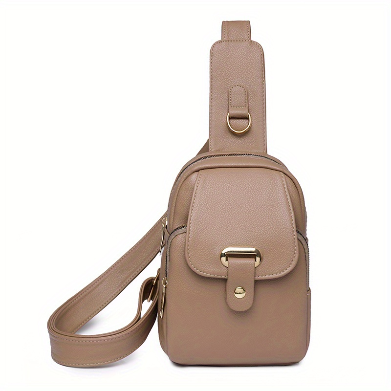 Woman Pu Leather Shoulder Side Bags Girl Outdoor Shoulder Bag For