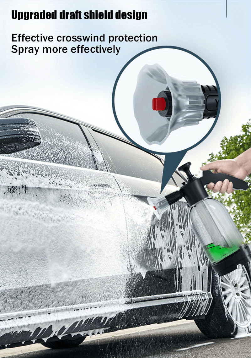 Hand pressed Foam Sprayer Car Wash Spray Bottle Pneumatic - Temu