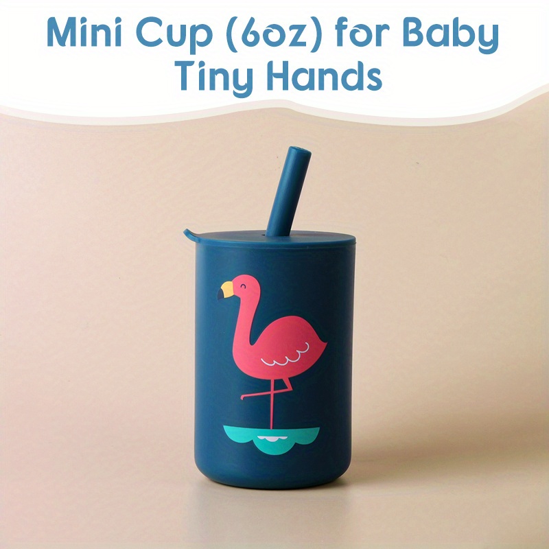 New Baby Feeding Drinkware Straw Cup Baby Training Cup Food Grade Silicone  Leakproof Drinking Sippy Cup Toddler Water Bottle