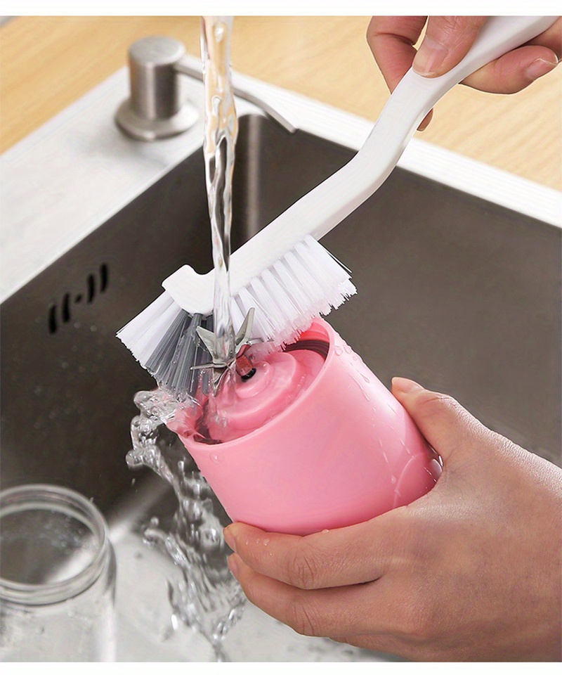 Clean Narrow Brush, Long Handle Fish Straw Milk Bottle Glass Tube Cleaning  Brush Home Kitchen Tools - Temu