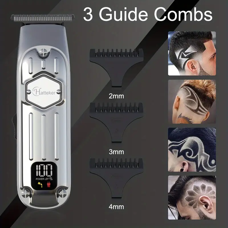 electric hair clipper rechargeable oil head carving hair salon electric pusher electric pusher hair clipper hairdressing suit suitable for fathers day gift details 3