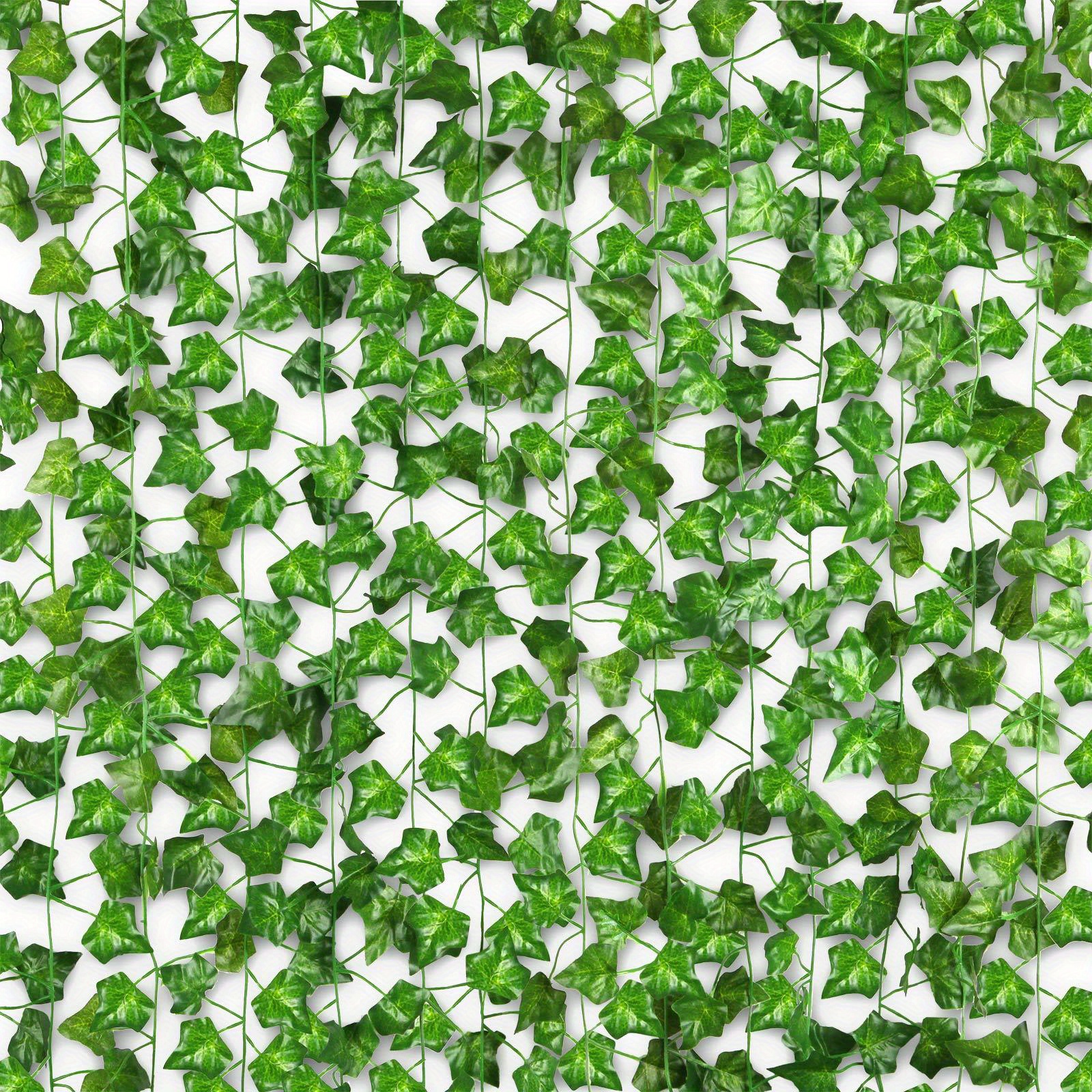 Fake Vines Fake Ivy Leaves Artificial Ivy, Ivy Garland Greenery Vines for  Bedroom Decor Aesthetic Silk Ivy Vines for Room Wall Home Decoration 