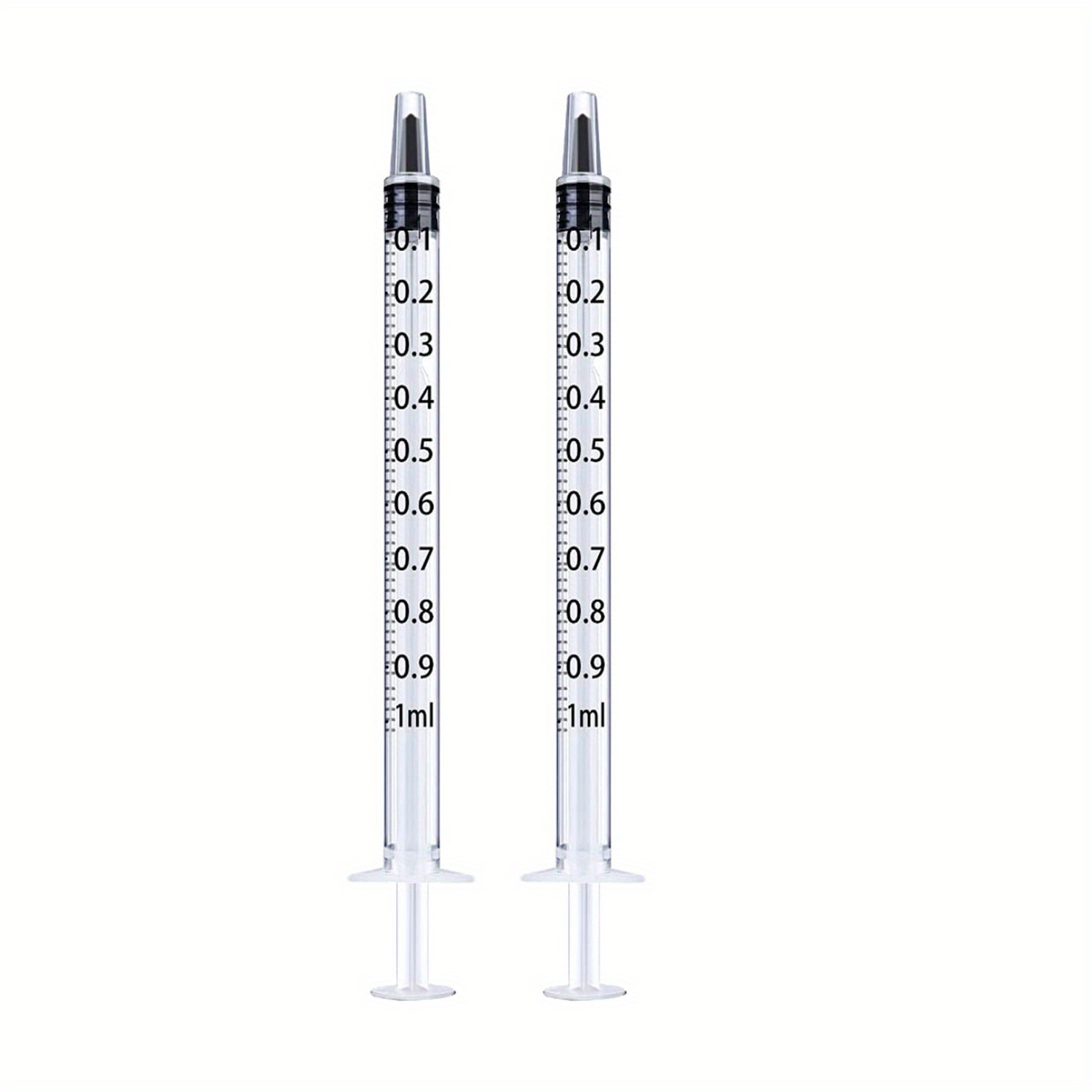  12 Pack 2ml Plastic Luer Lock Syringe, Measuring Syringe  Individually Sealed for Scientific Labs, Measuring Liquids, Feeding Pets,  Oil or Glue Applicator (2ml, 12) : Industrial & Scientific