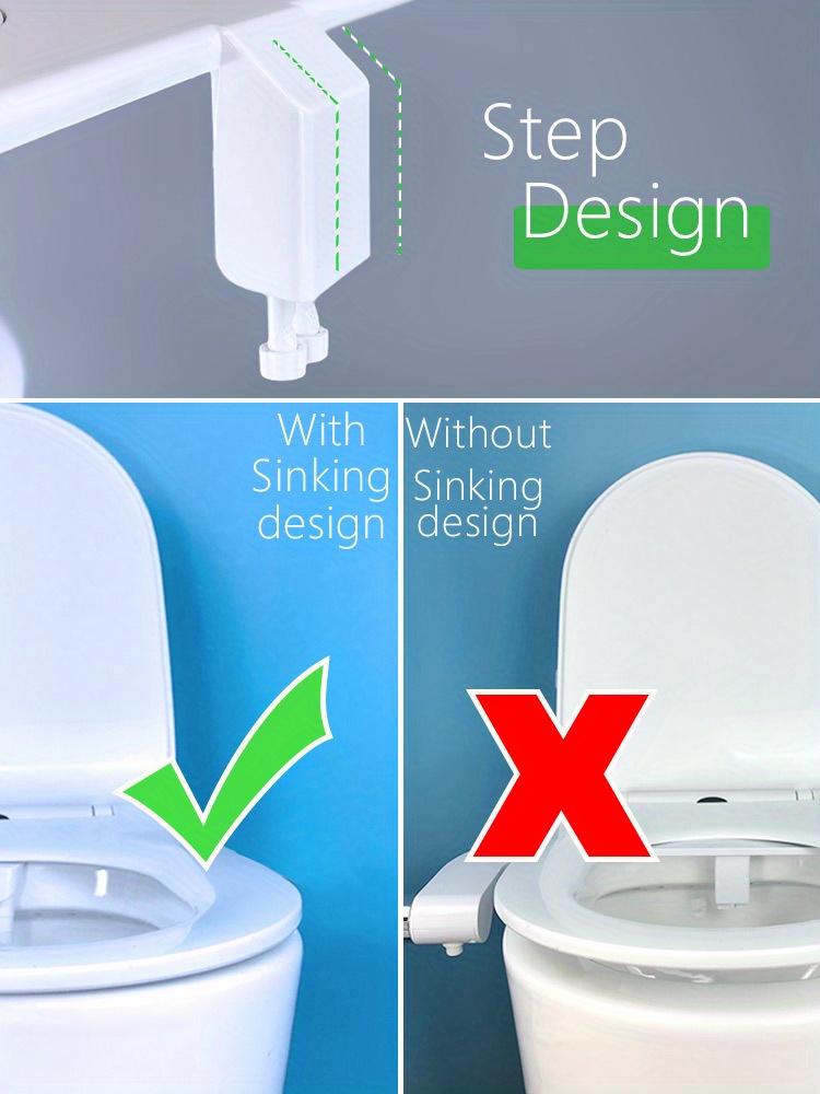 Bidet Attachment Toilet Seat Hot Cold Dual Nozzle - Temu