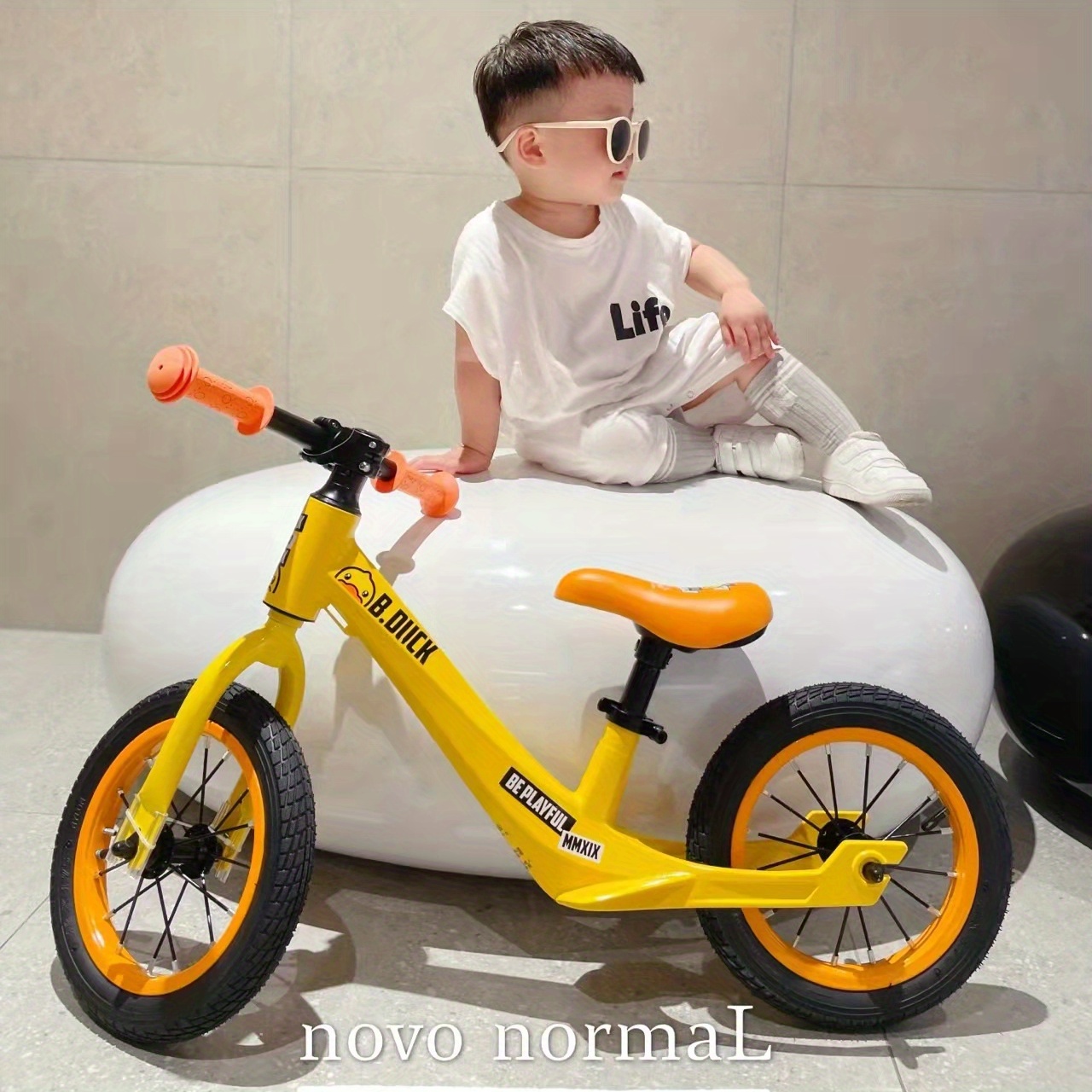Little Yellow Duck Balance Bike Niños 2 Años Entrada - Temu