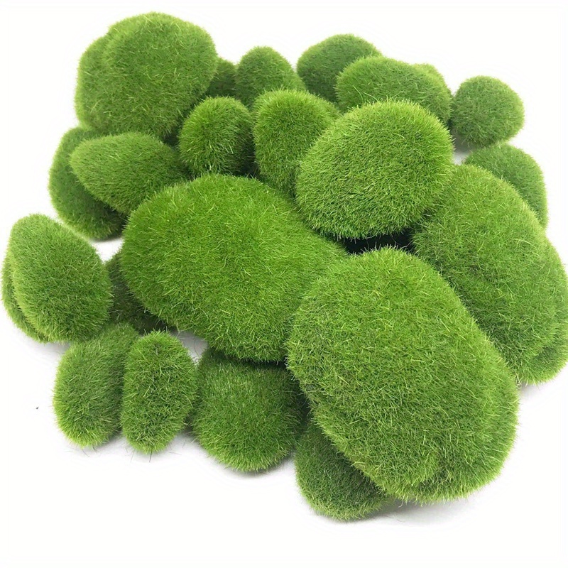 Artificial Moss Rocks Decorative Fake Moss Balls For Floral - Temu Japan