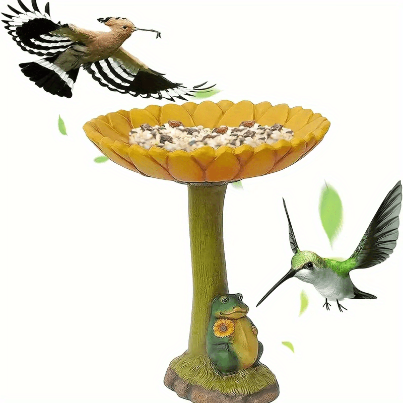 Décoration du jardin,Bain d'oiseaux en tournesol, décoration exquise de  jardin, mangeoire d'extérieur, décoration de - 1pc[D282193] - Cdiscount