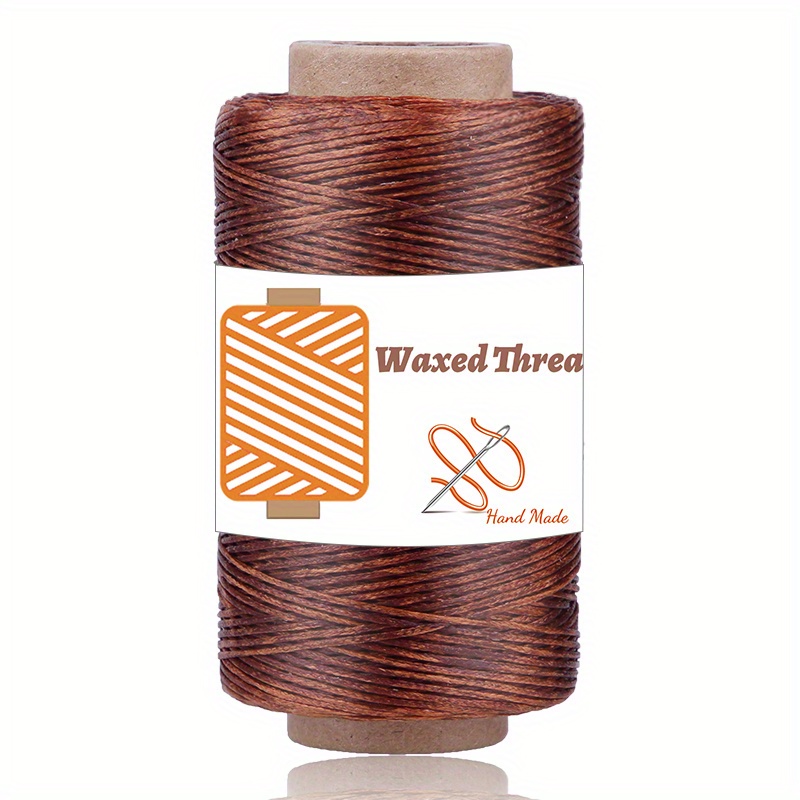 Hemptique Waxed Cotton Cord - Brown, 2 mm