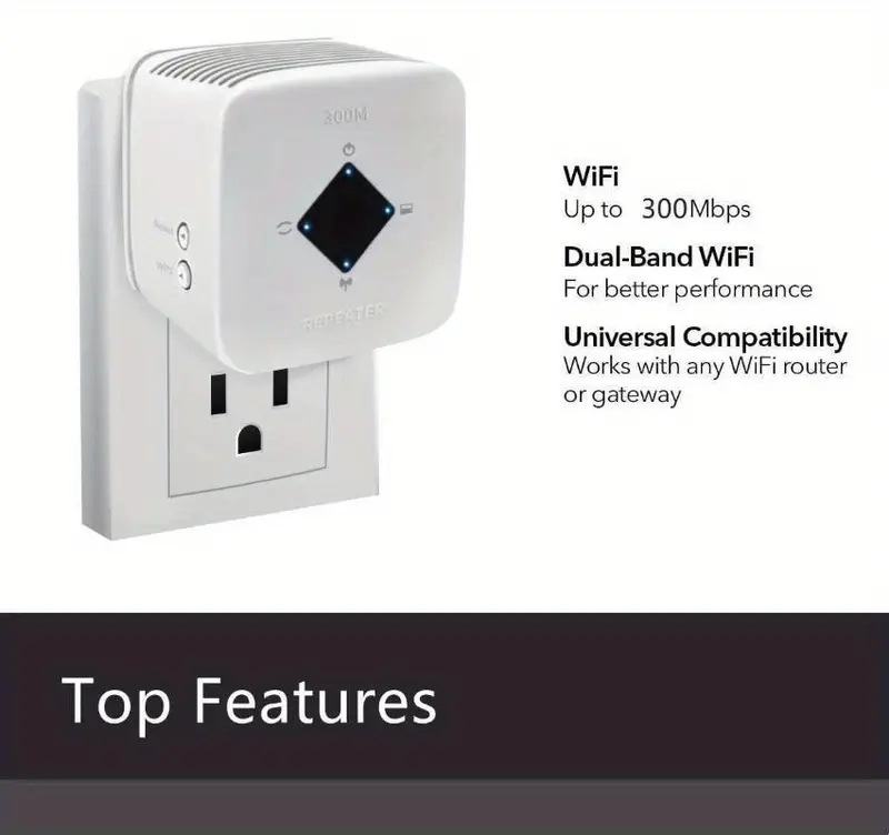 1pc wifi extender wifi signal booster up to 2640 sq ft and 25 devices wifi range extender wireless internet repeater remote amplifier with ethernet port one click setup access point details 1