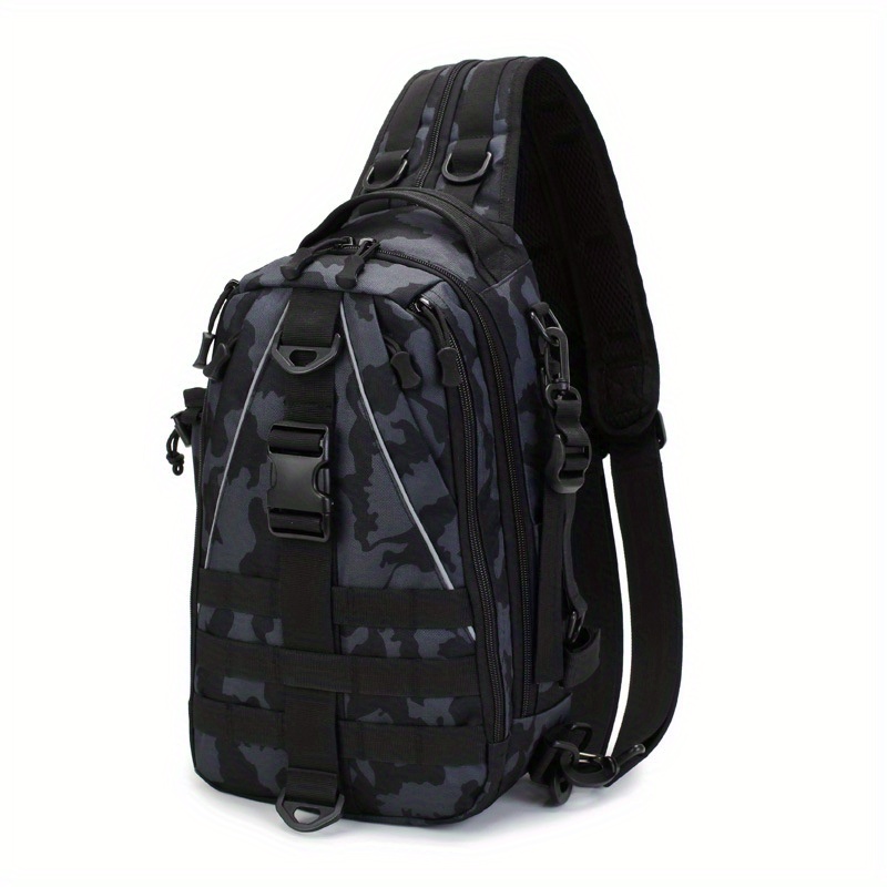 Waterproof fishing bag lure backpack men sports tactical shoulder