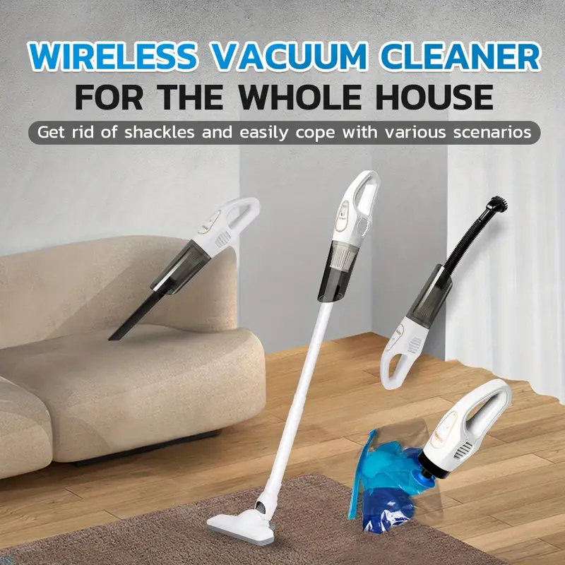 kadonio cordless vacuum cleaner 16000kpa high suction built in battery lightweight handheld 4 in 1 wireless vacuum for home car details 2