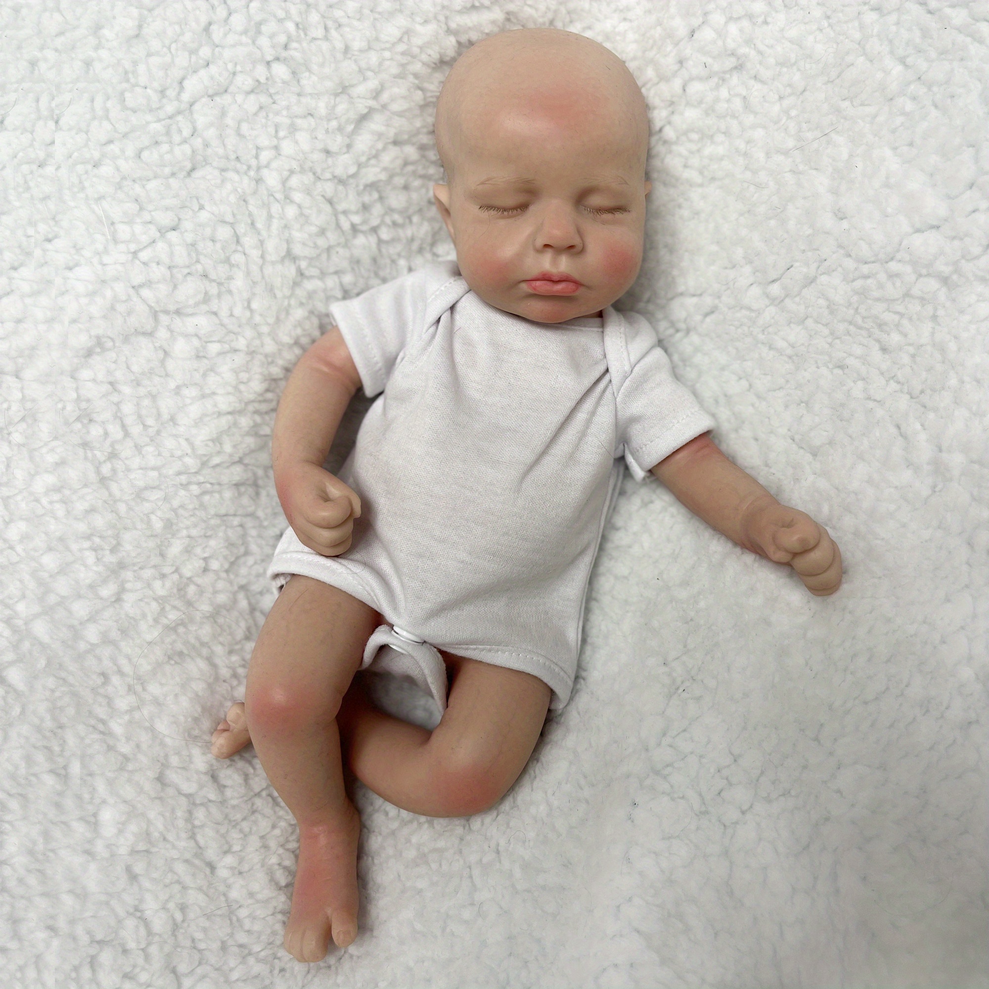 Full Body Soft Solid Silicone Reborn Doll Handmade Cute - Temu