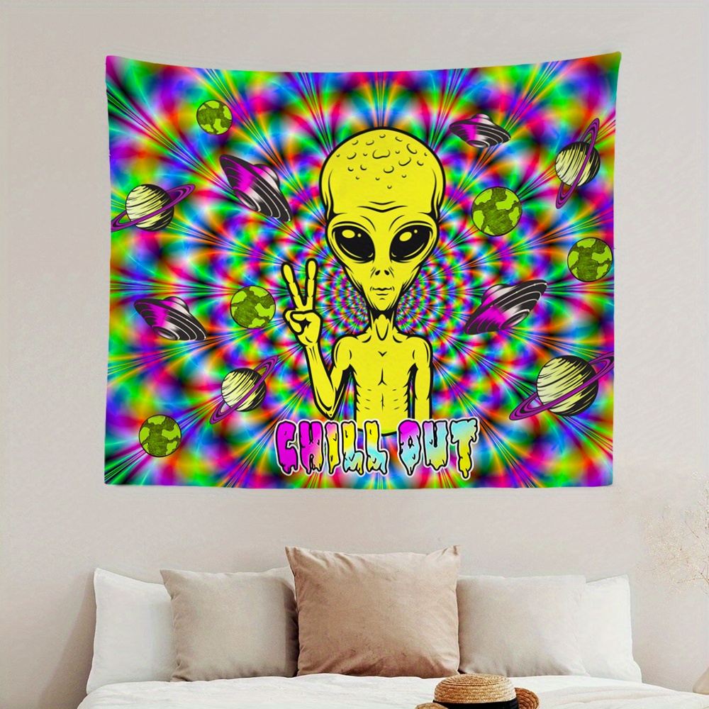 Alien wall online tapestry