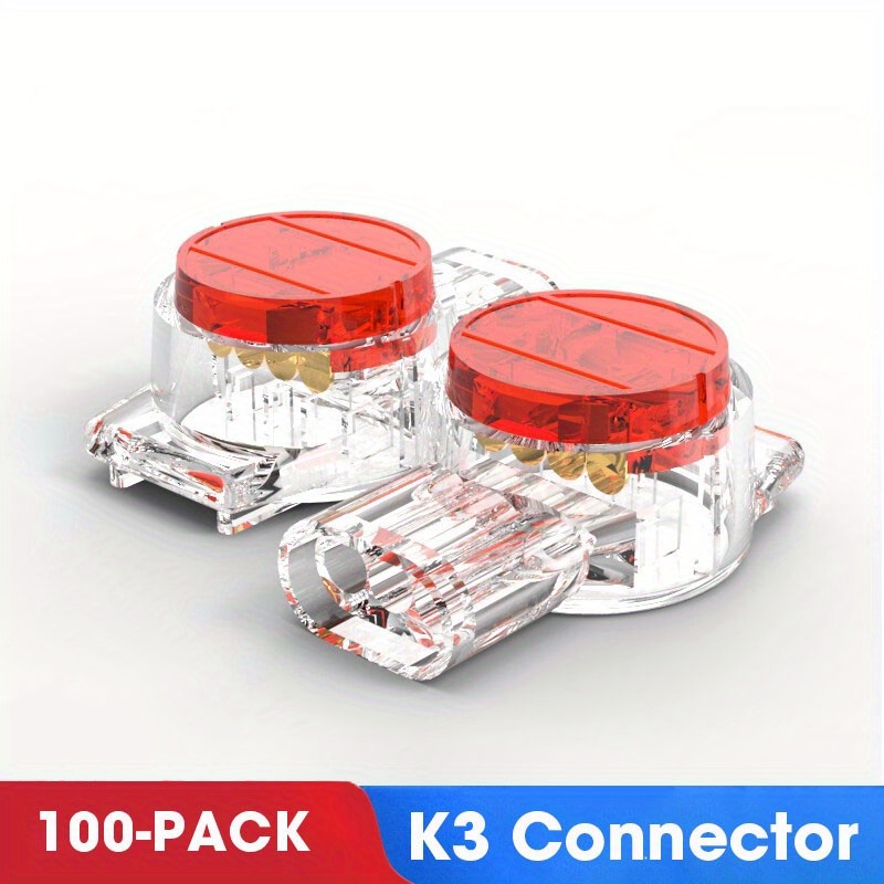 100pcs K1 K2 K3 Connector Wire Splice Connector Rj45 Rj11 Wiring