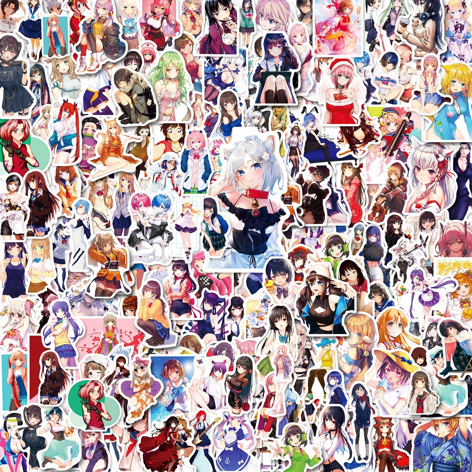 Anime girl' Autocollant