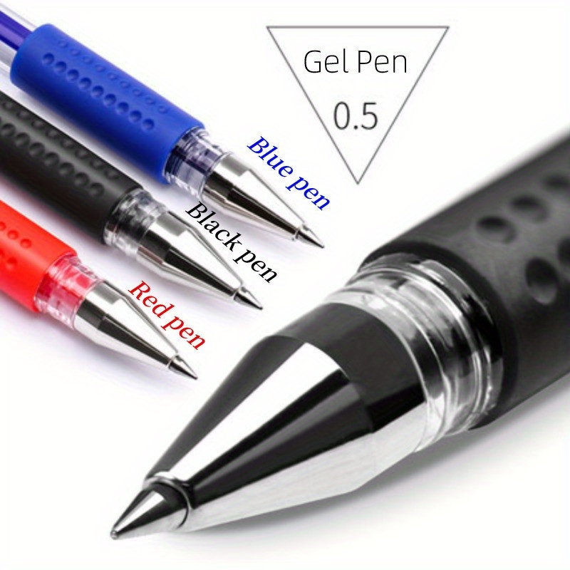 3 + 20 Pezzi Penna Gel E Ricarica Nero Blu Rosso Proiettile Inchiostro 0,5  Mm Penne Gel Scuola E Forniture Ufficio Cancelleria - Forniture Ufficio E  Scuola - Temu Italy