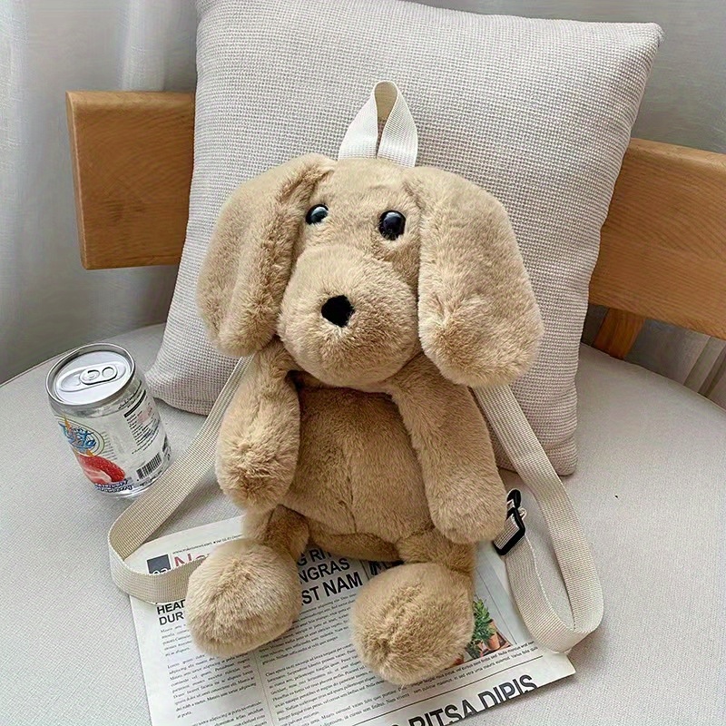 Cartoon Dog Plush Backpack for Kids