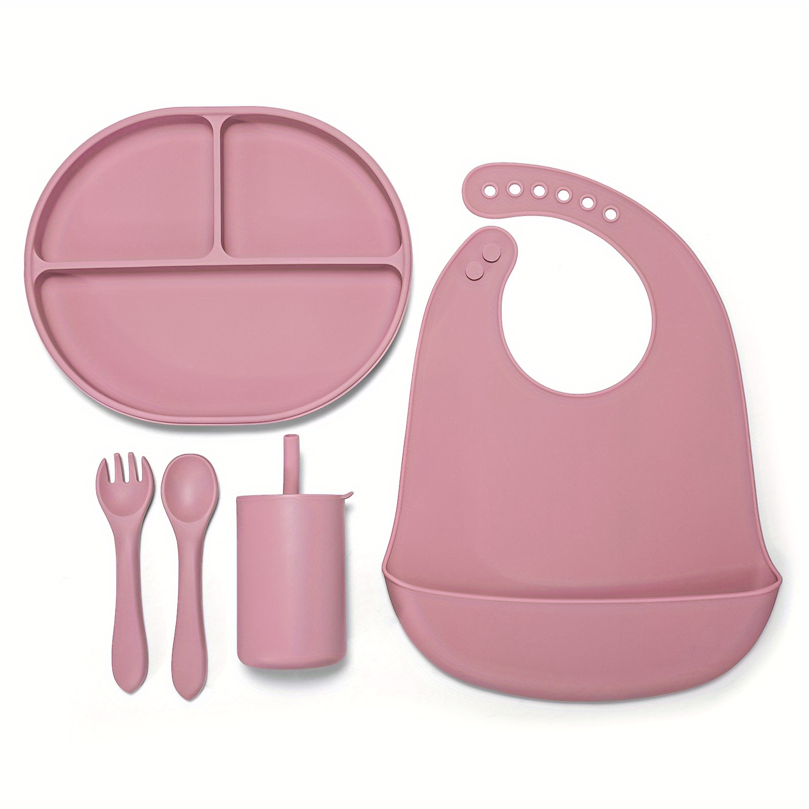 BEABA Toddlers' Self Feeding Silicone Spoons Set - Travel Set of 2