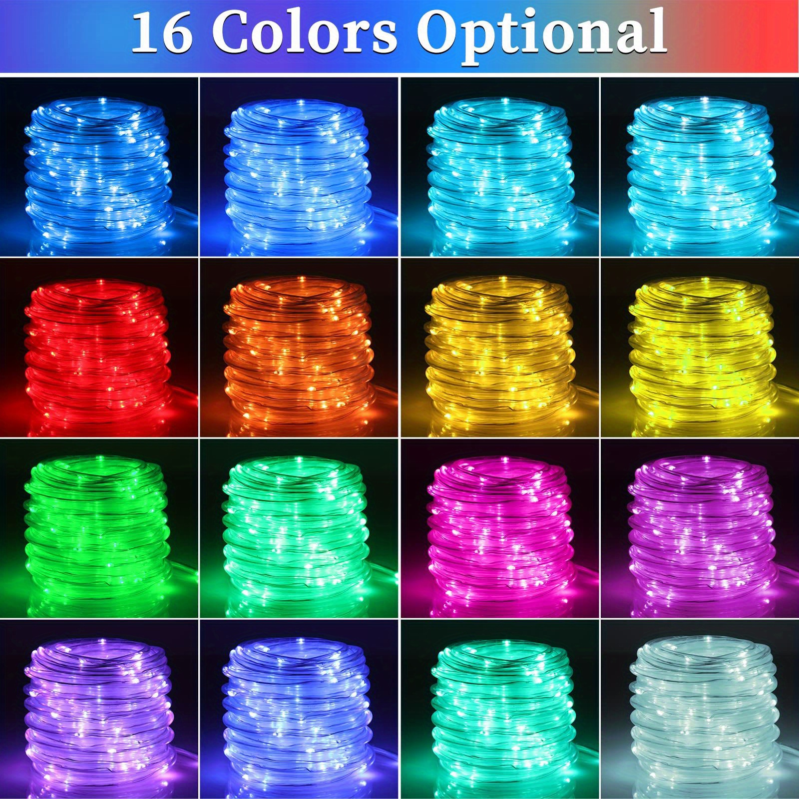 1pc led trampoline lights remote control trampoline rim led light for trampoline 16 color change by yourself waterproof super bright to play at night outdoors good gift for kids details 2