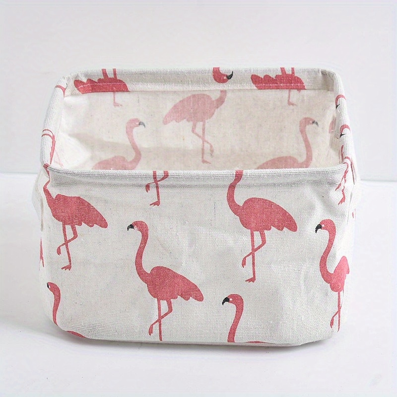 Plaid Pattern Storage Bag Organizer with Handles