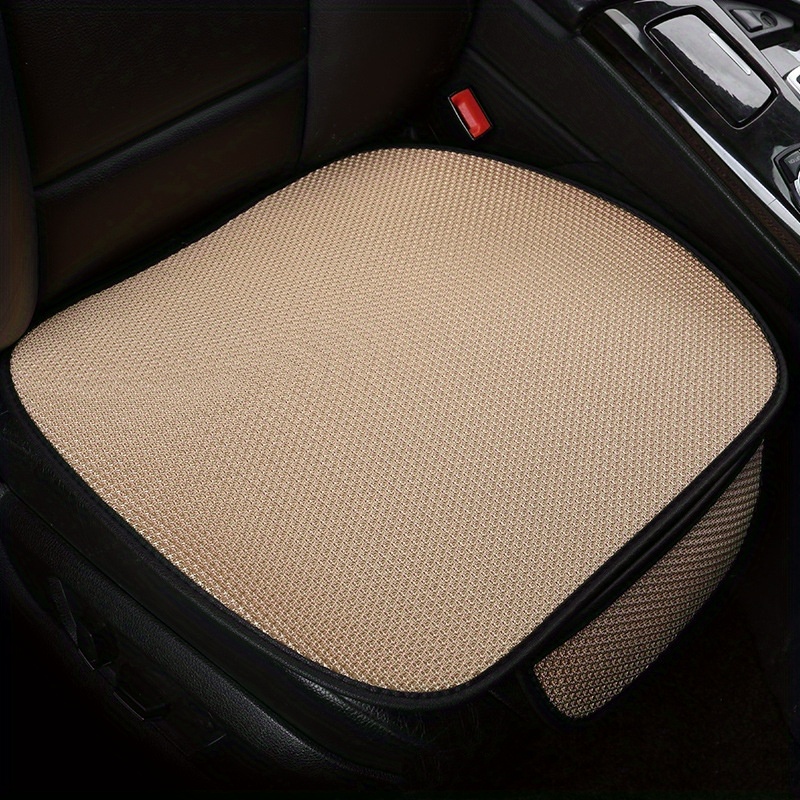 3Pcs Or 1pc Set Car Front Back Seat Cover Pad Mat Cushion Universal Fit  Breathable Blanket Nonslip Auto Truck SUV Van Office，Summer Car Seat Cushion
