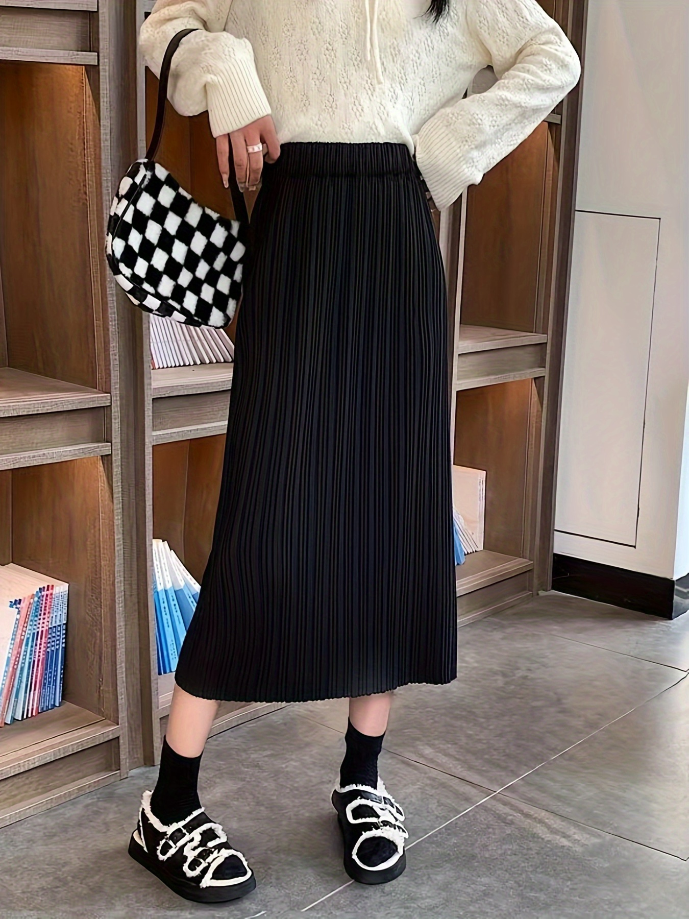 Jupe Patchwork En Cuir Noir Public School - Taille 4, Taille Haute, Neuve Avec étiquettes (origine Turquie)