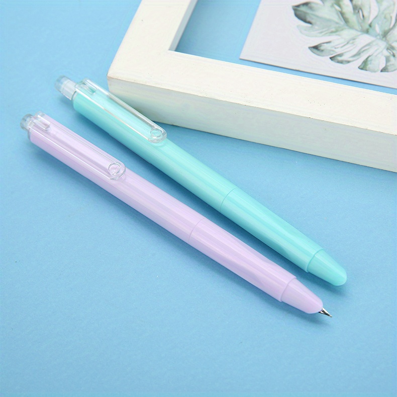 2pcs Retractable Calligraphy Pens for Students - Anti-Drop, Extra Fine Tip,  Soft Hold, Long Writing, No Tiring Practice!