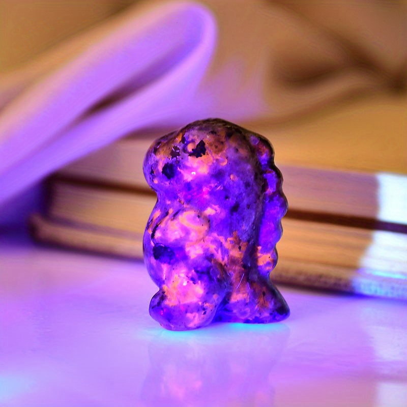 2pcs Opalite Dinosaur Crystal Carving, Christmas Gift