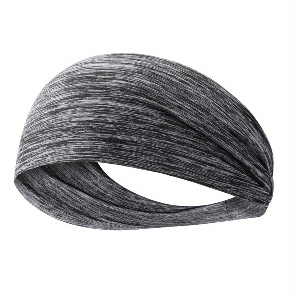 Breathable Elastic Headband Sweat Absorption for Women & Men