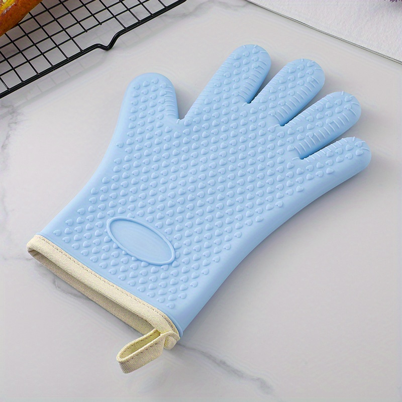 1 guantes para horno silicona y algodón de doble capa - Temu Mexico