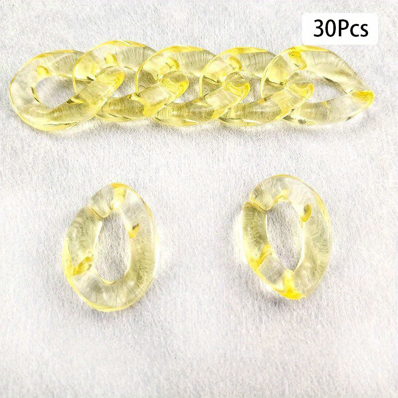 Acrylic Colored Crystal Clear Chain Buckle chain Connectors - Temu