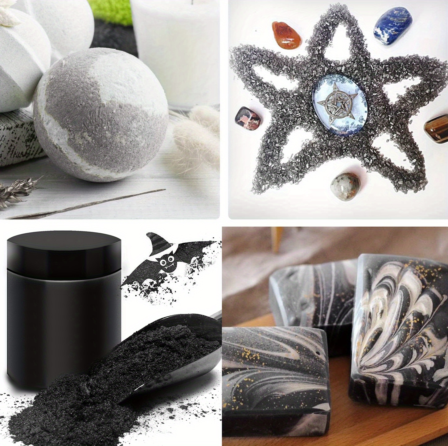 Mica Powder Pigment “AKI White” (25g) Multipurpose DIY Arts and Crafts  Additive  Natural Bath Bombs, Resin, Paint, Epoxy, Soap, Nail Polish, Lip  Balm (AKI White, 25G) 