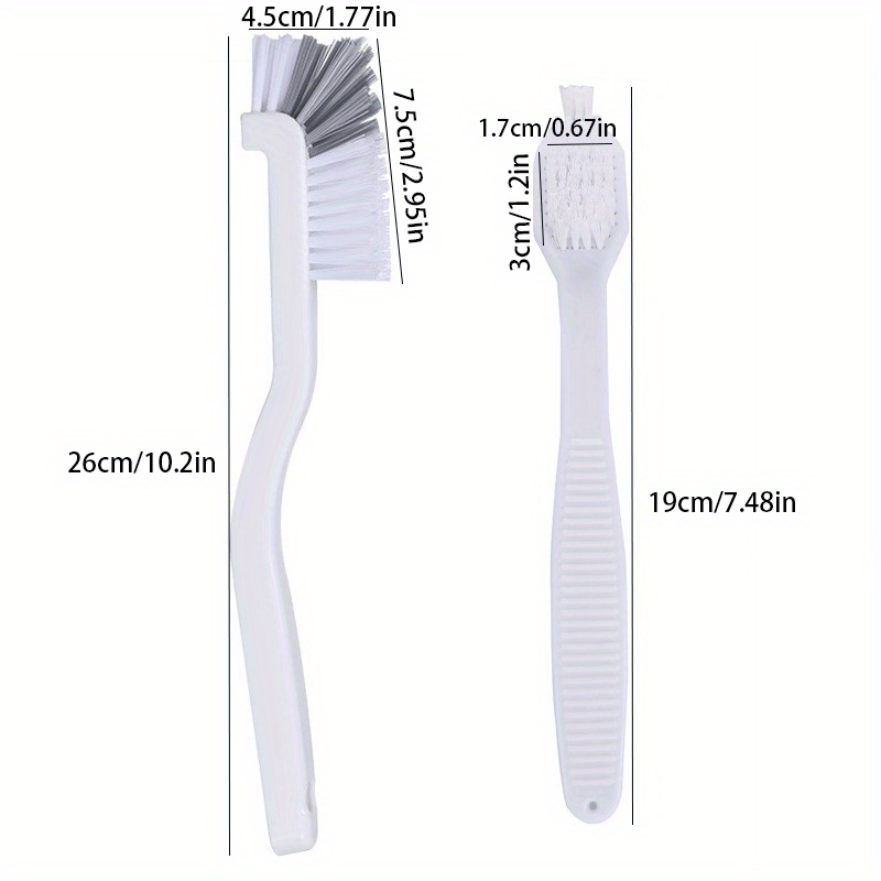 Small Scrub Brush, Medium Soft Bristles Mini Grout Brush, Micro Edge Corner Cleaning  Brush, Suitable For Bottles, Tile Lines, Window Tracks, Bathroom Crevice  Brush, Suitable For And Narrow Spaces - Temu