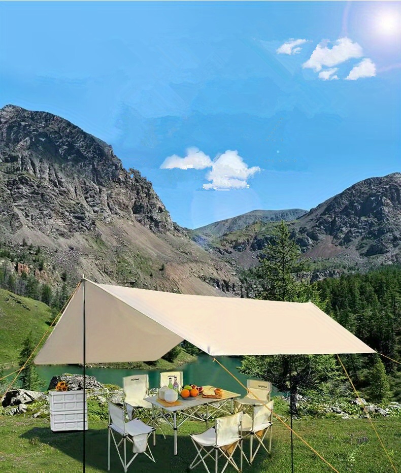Camping Résistant au pare-soleil Auvent Facile à installer Tente Extérieur  Arrière Pelouse Pergola Plage Auvent Jd4