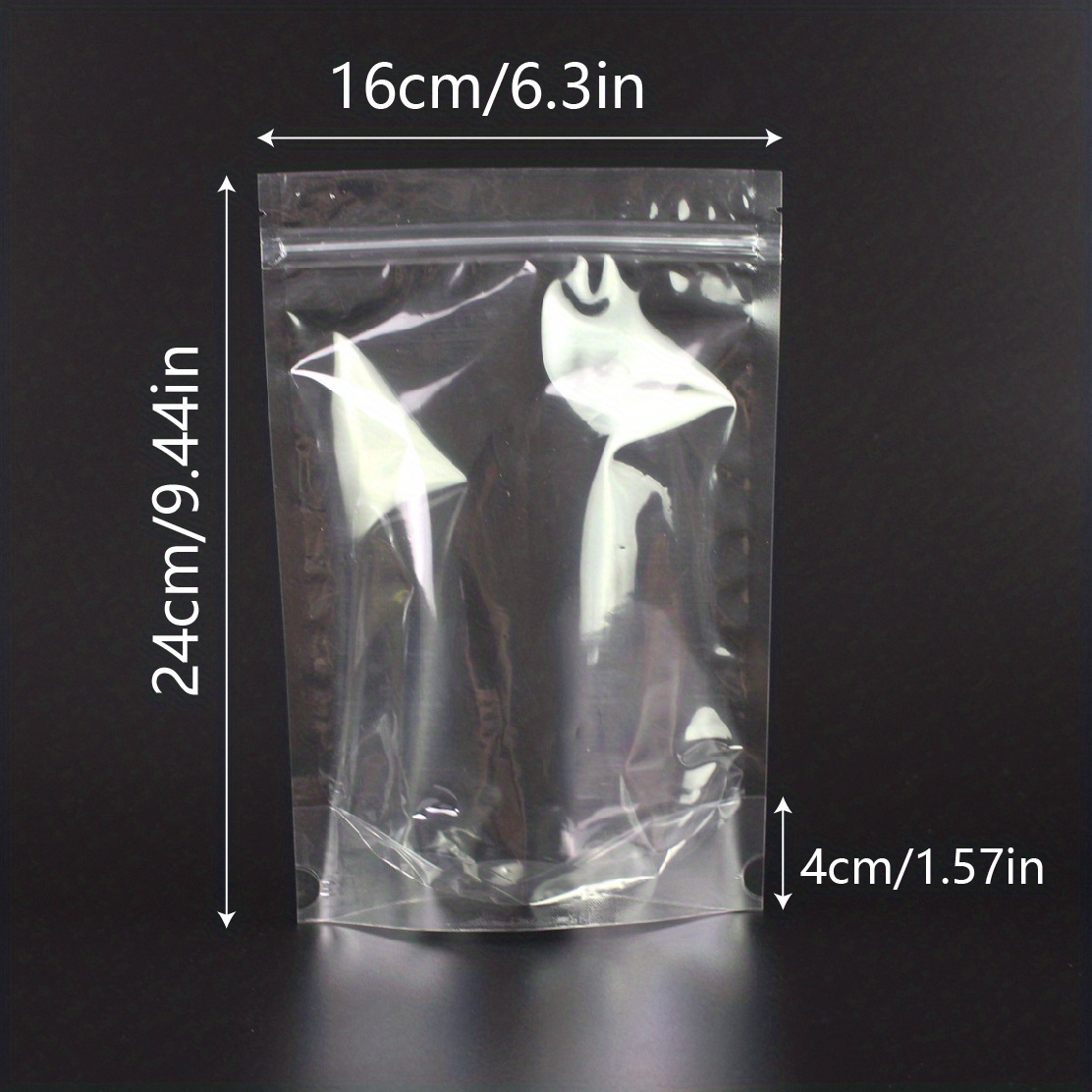 Leakproof Clear Zipper Bag For Food Storage And Fresh - Temu